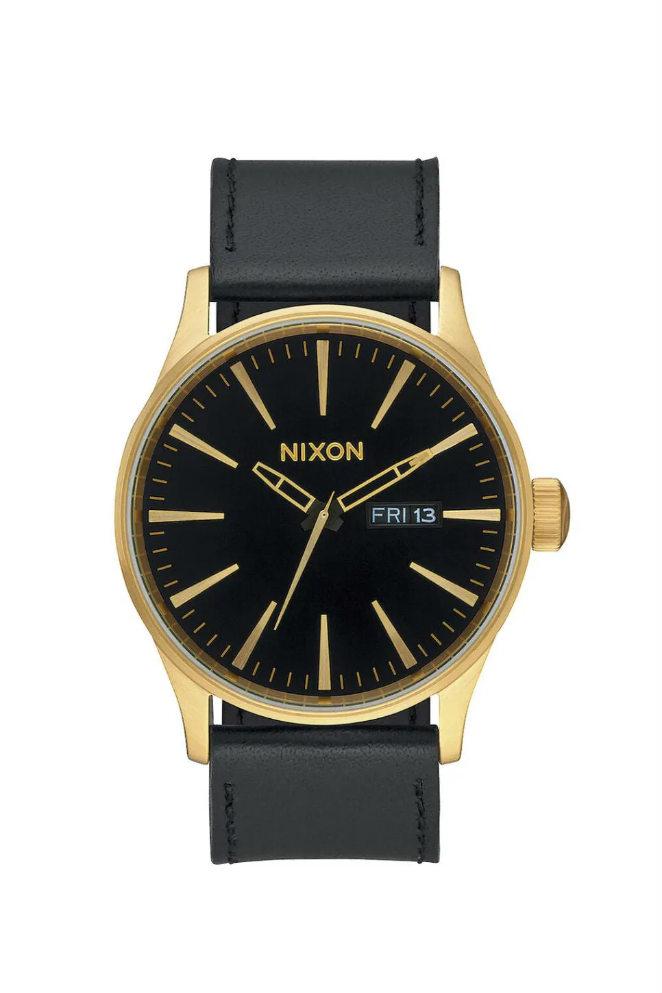 SENTRY LEATHER - GOLD/BLACK sold by REVOLVR Menswear