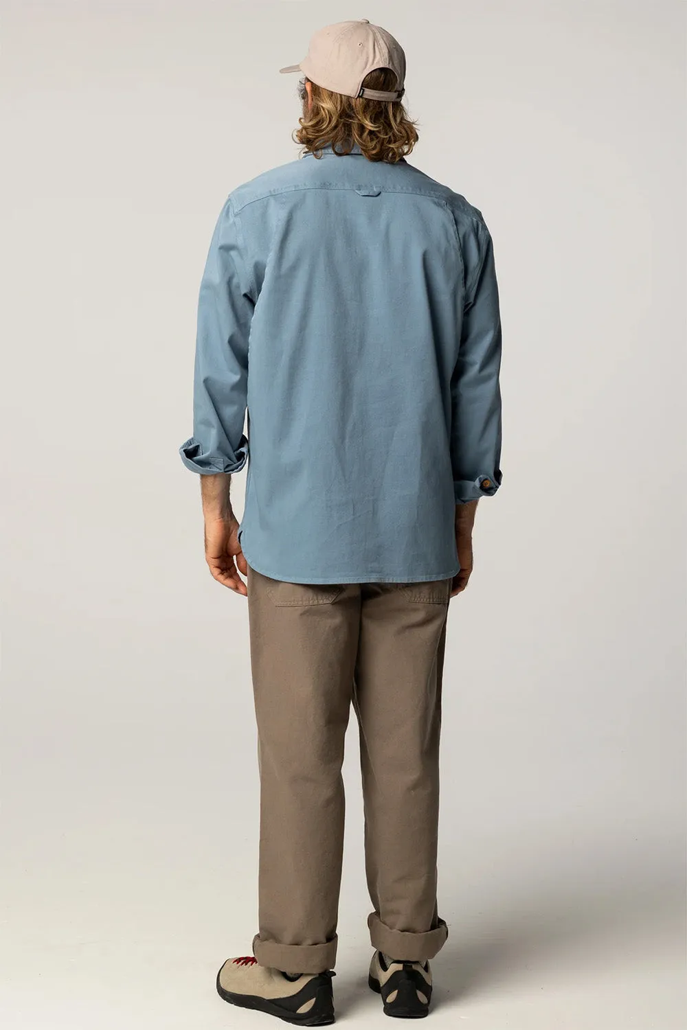 EDDYSTONE SHIRT Bay Blue sold by REVOLVR Menswear product image thumbnail 3