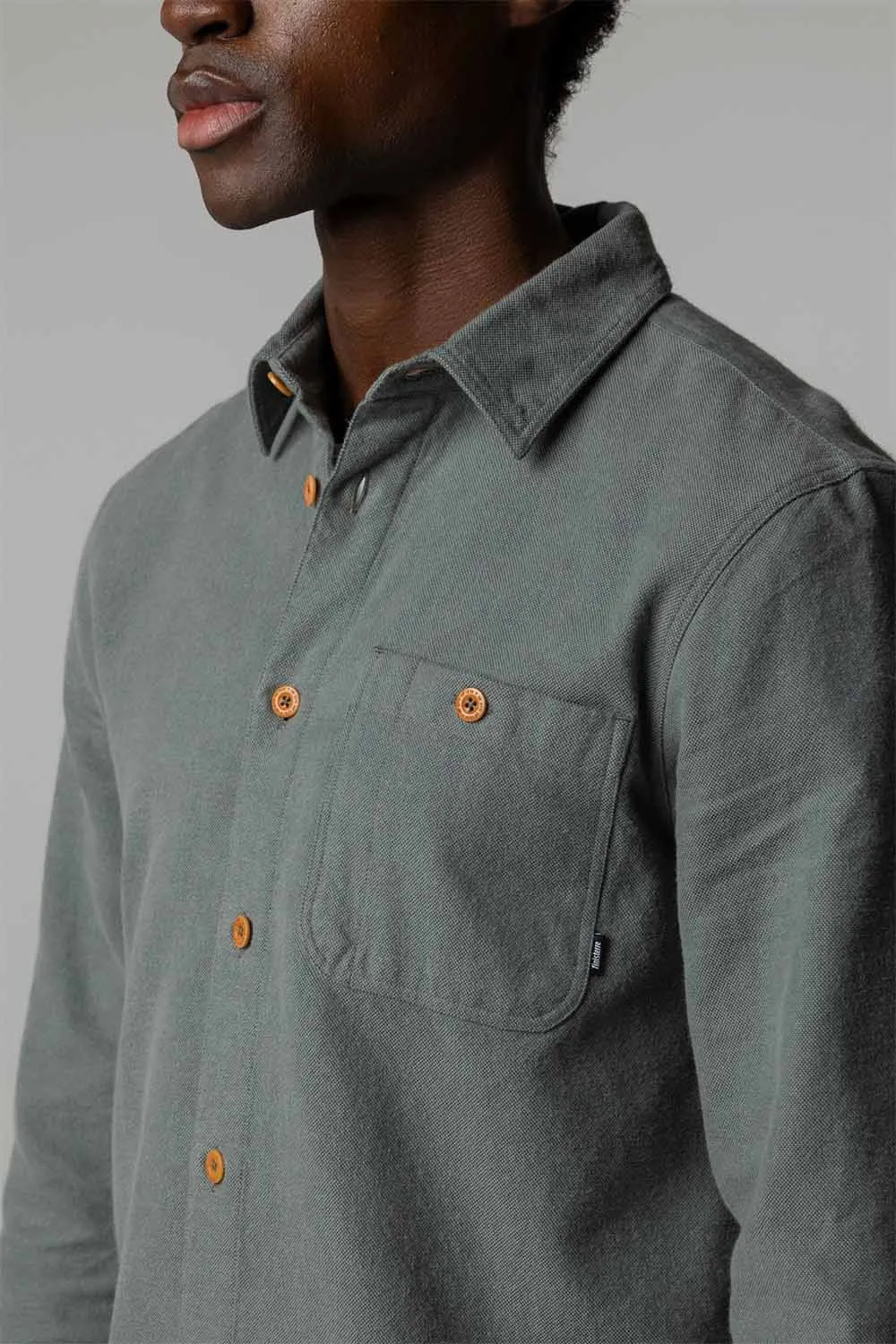 GYLLY SHIRT Deep Sea sold by REVOLVR Menswear product image thumbnail 4