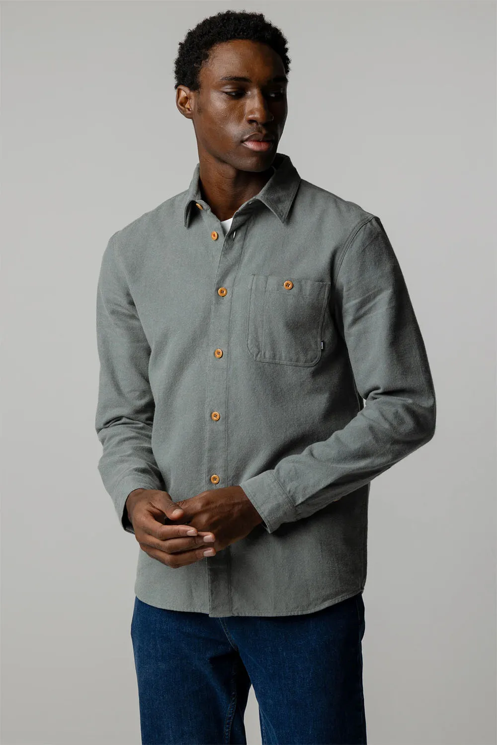 GYLLY SHIRT Deep Sea sold by REVOLVR Menswear product image thumbnail 2