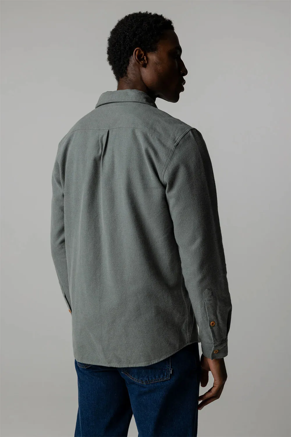 GYLLY SHIRT Deep Sea sold by REVOLVR Menswear product image thumbnail 3