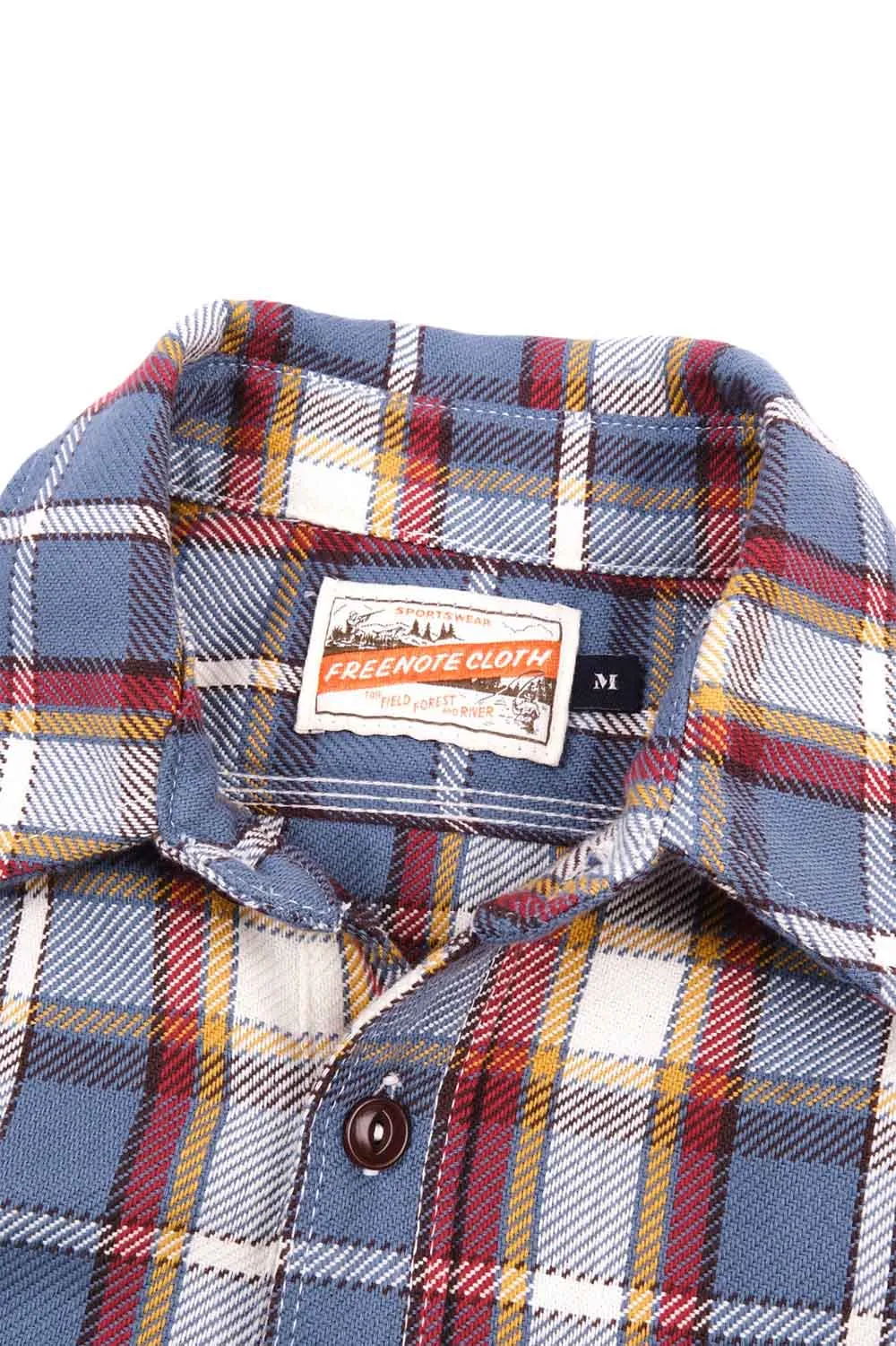 WELLS LS River Blue Plaid sold by REVOLVR Menswear product image thumbnail 3
