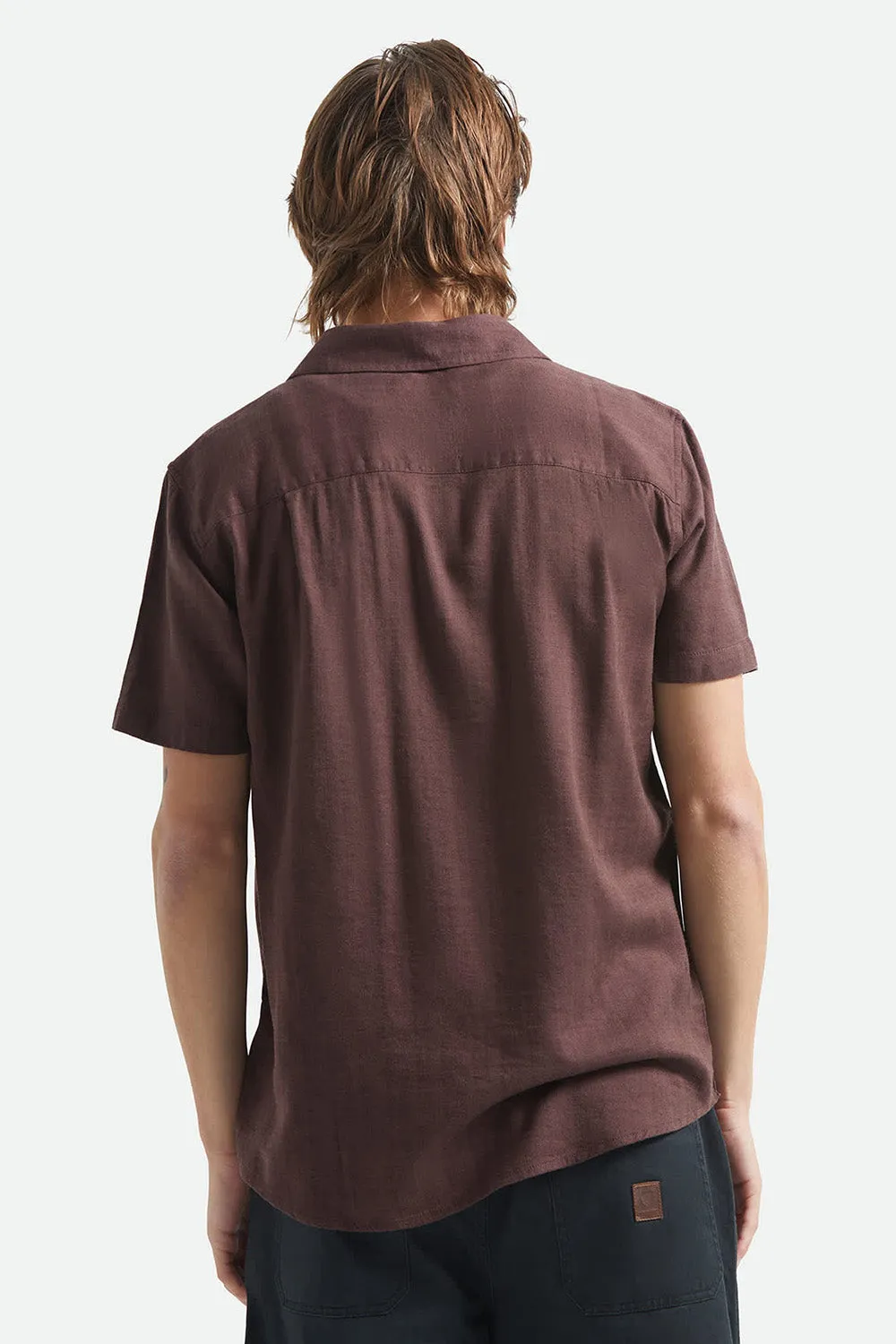 CHARTER SLUB SS Chocolate sold by REVOLVR Menswear product image thumbnail 4