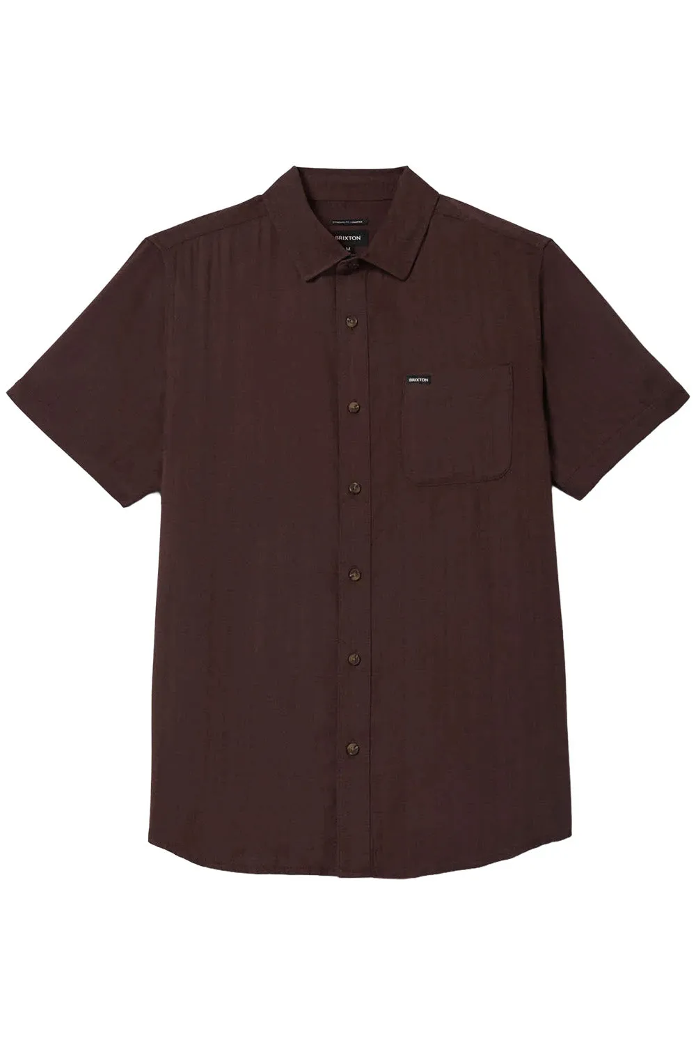 CHARTER SLUB SS Chocolate sold by REVOLVR Menswear
