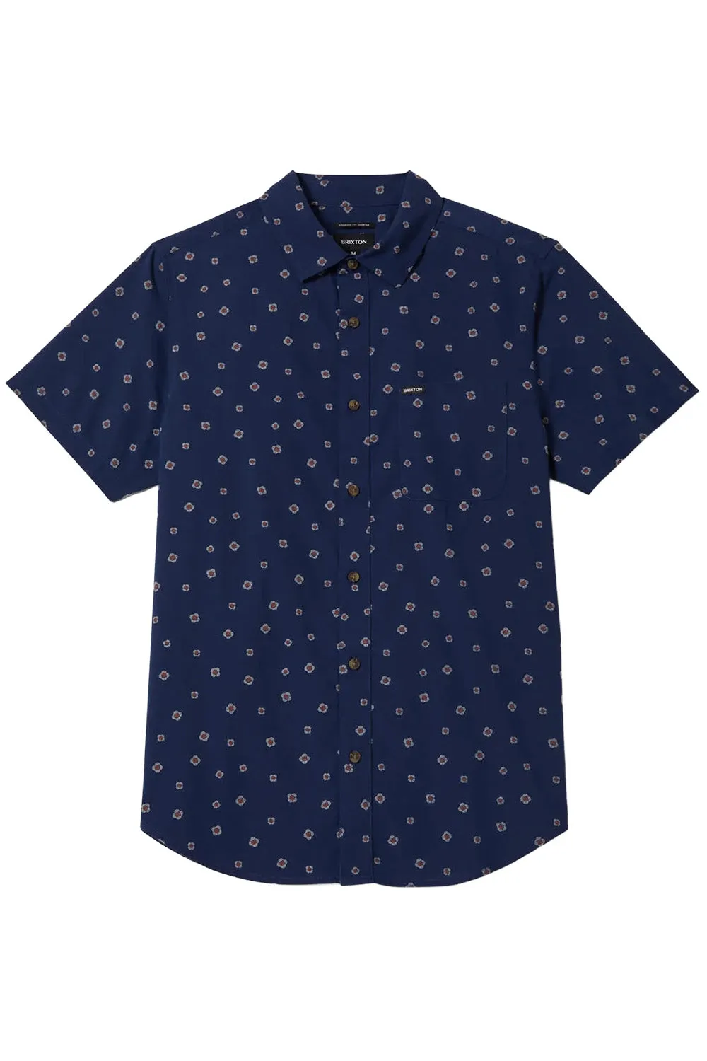 CHARTER PRINT SS Midnight Blue Geo sold by REVOLVR Menswear