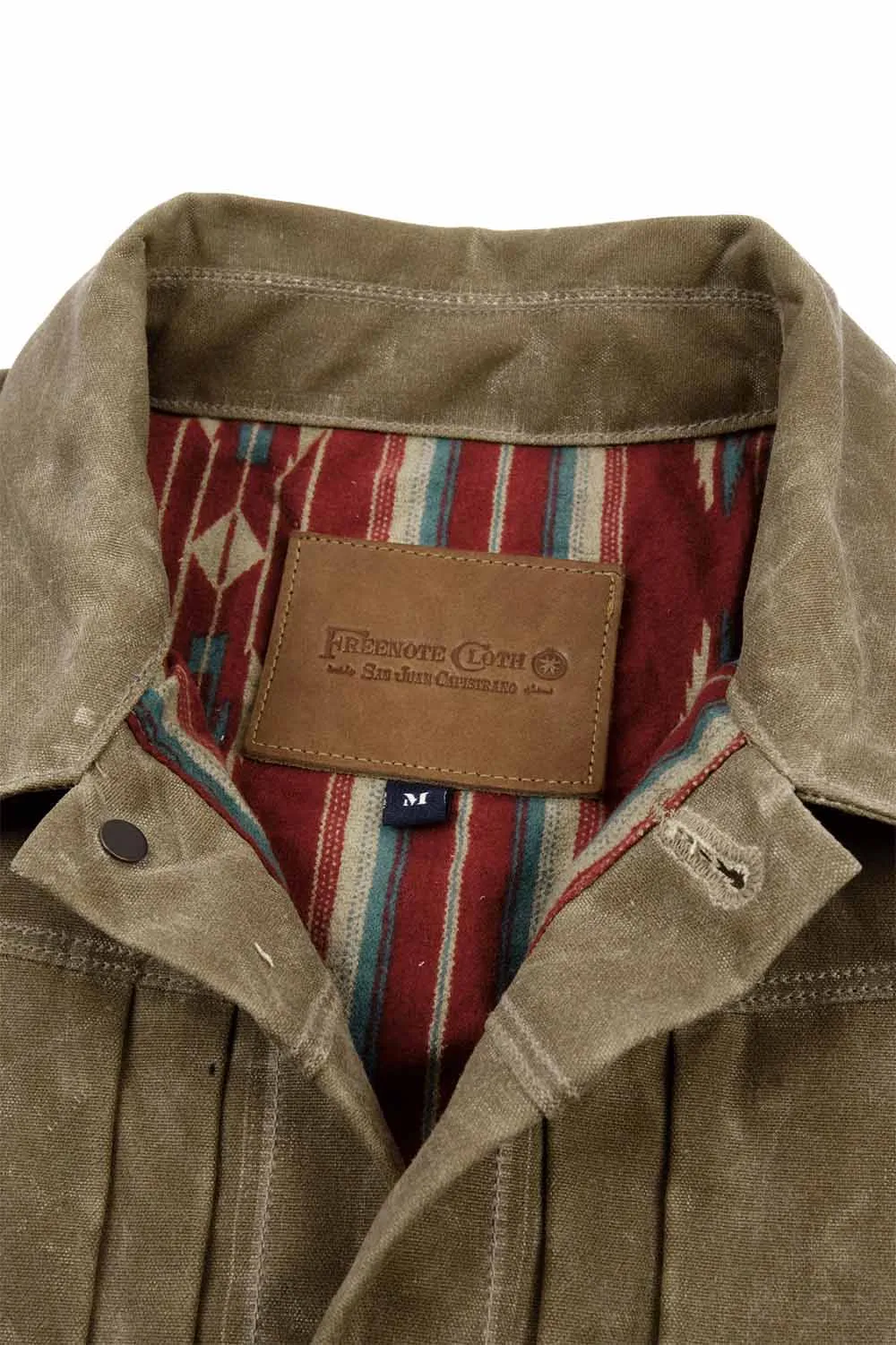 WAXED RIDERS JACKET - TOBACCO/RED sold by REVOLVR Menswear product image thumbnail 5