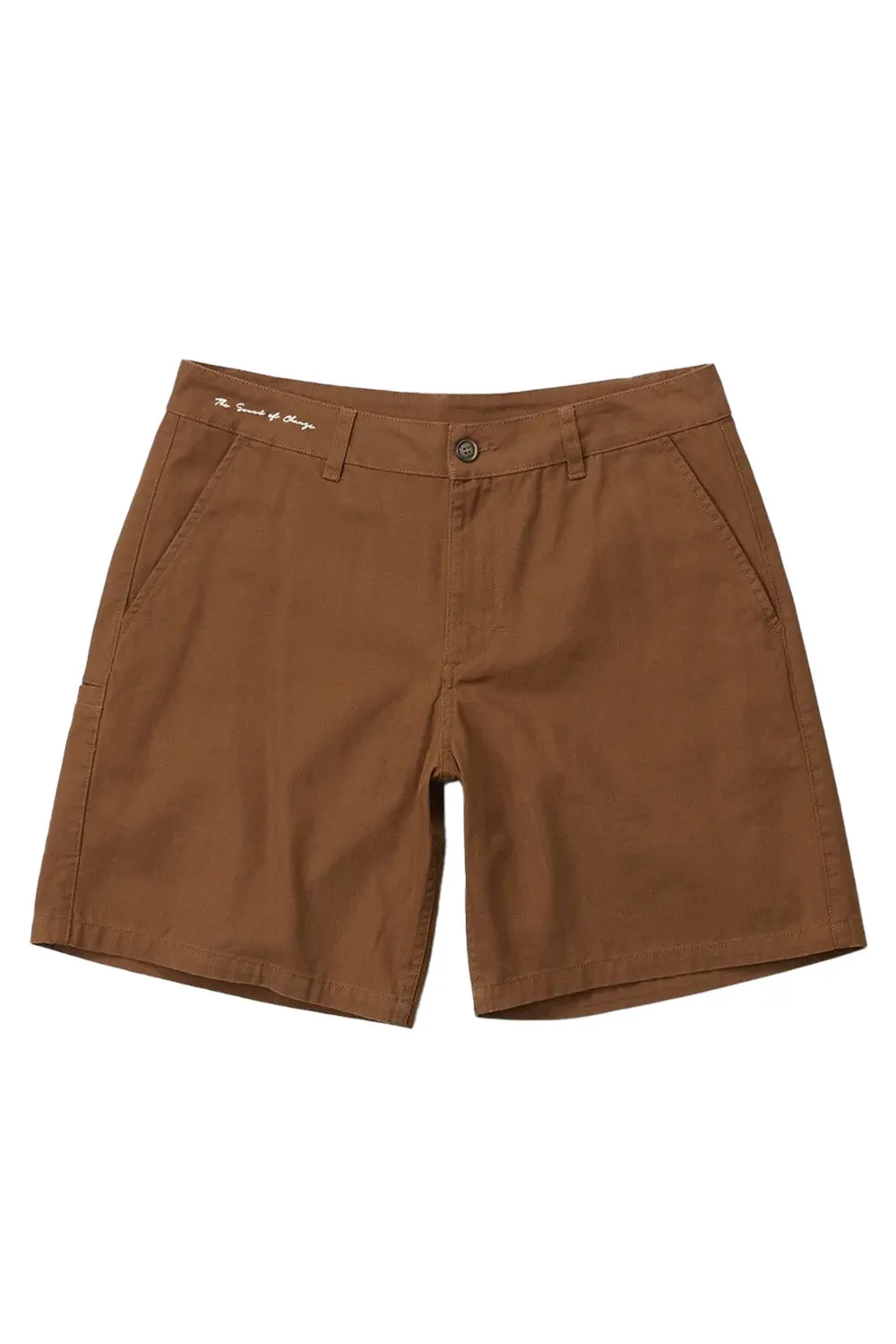 ESSENTIAL HERRINGBONE SHORT Brown sold by REVOLVR Menswear