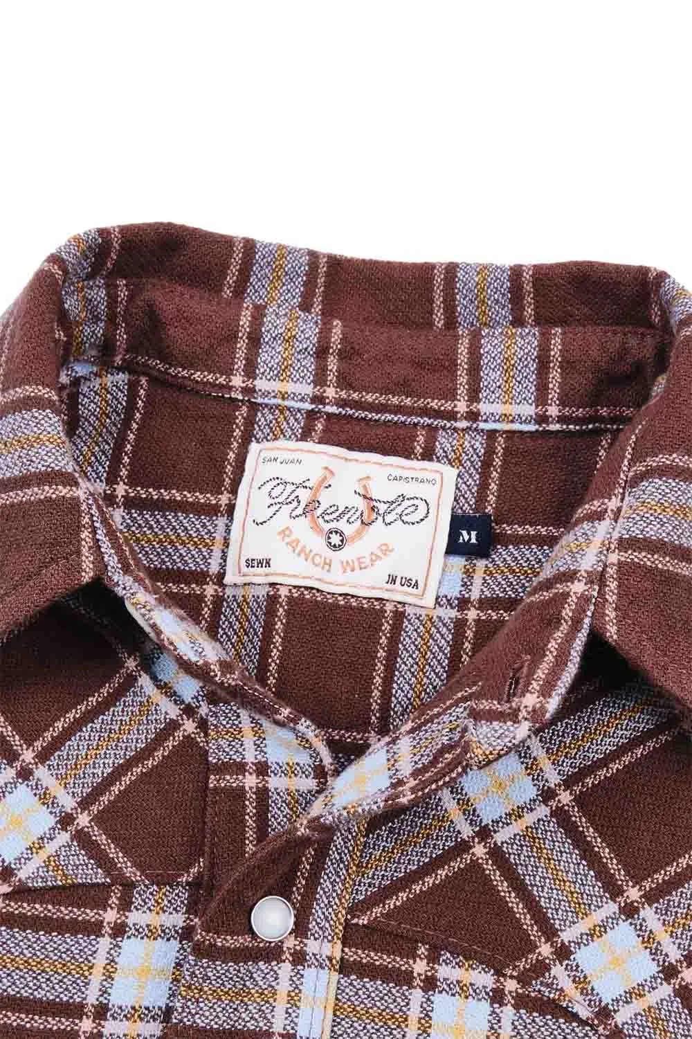 WESTERN SCOUT Brown Plaid sold by REVOLVR Menswear product image thumbnail 3