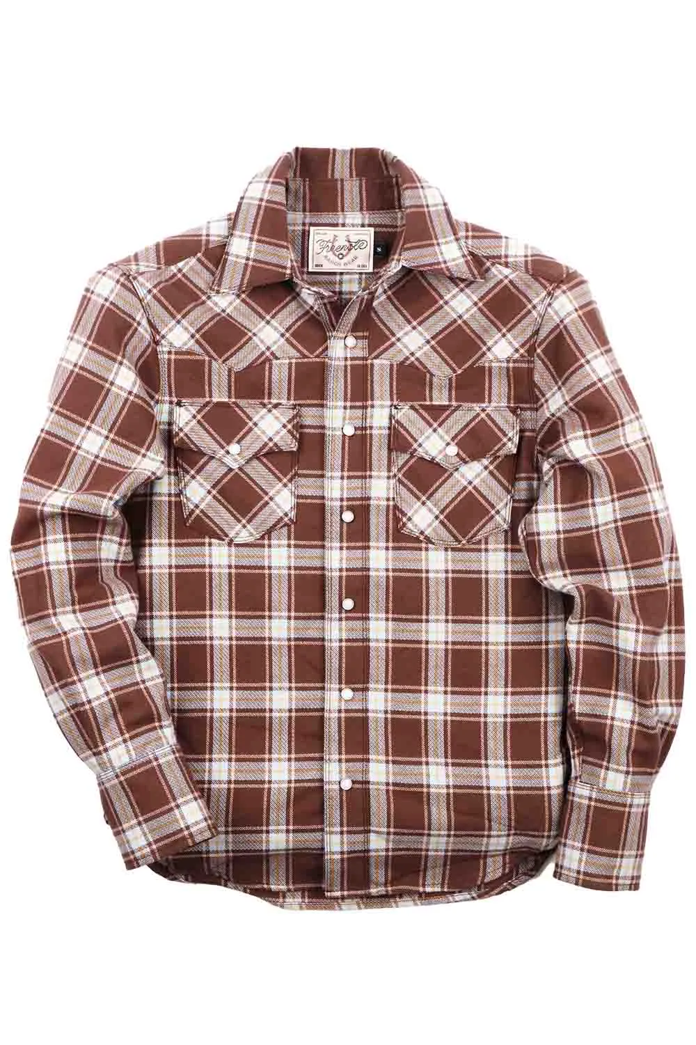 WESTERN SCOUT Brown Plaid sold by REVOLVR Menswear