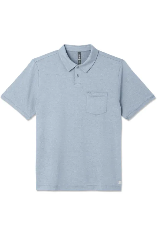 PONTO PERFORMANCE POLO Blue Dusk Heather made by Vuori