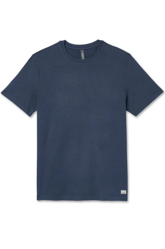 PONTO PERFORMANCE TEE Azure Heather sold by REVOLVR Menswear