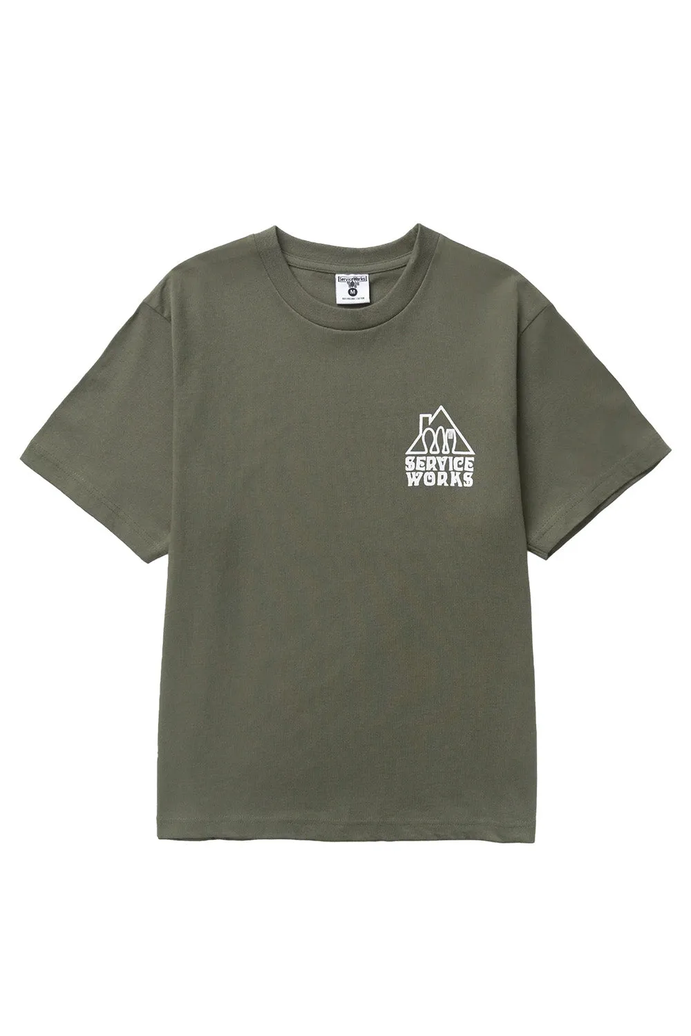 HOME COMFORTS TEE Olive sold by REVOLVR Menswear