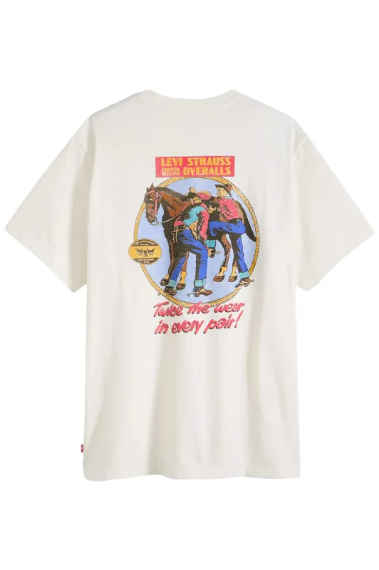 RELAXED FIT TEE Archival Overalls 2 Egret made by Levi's