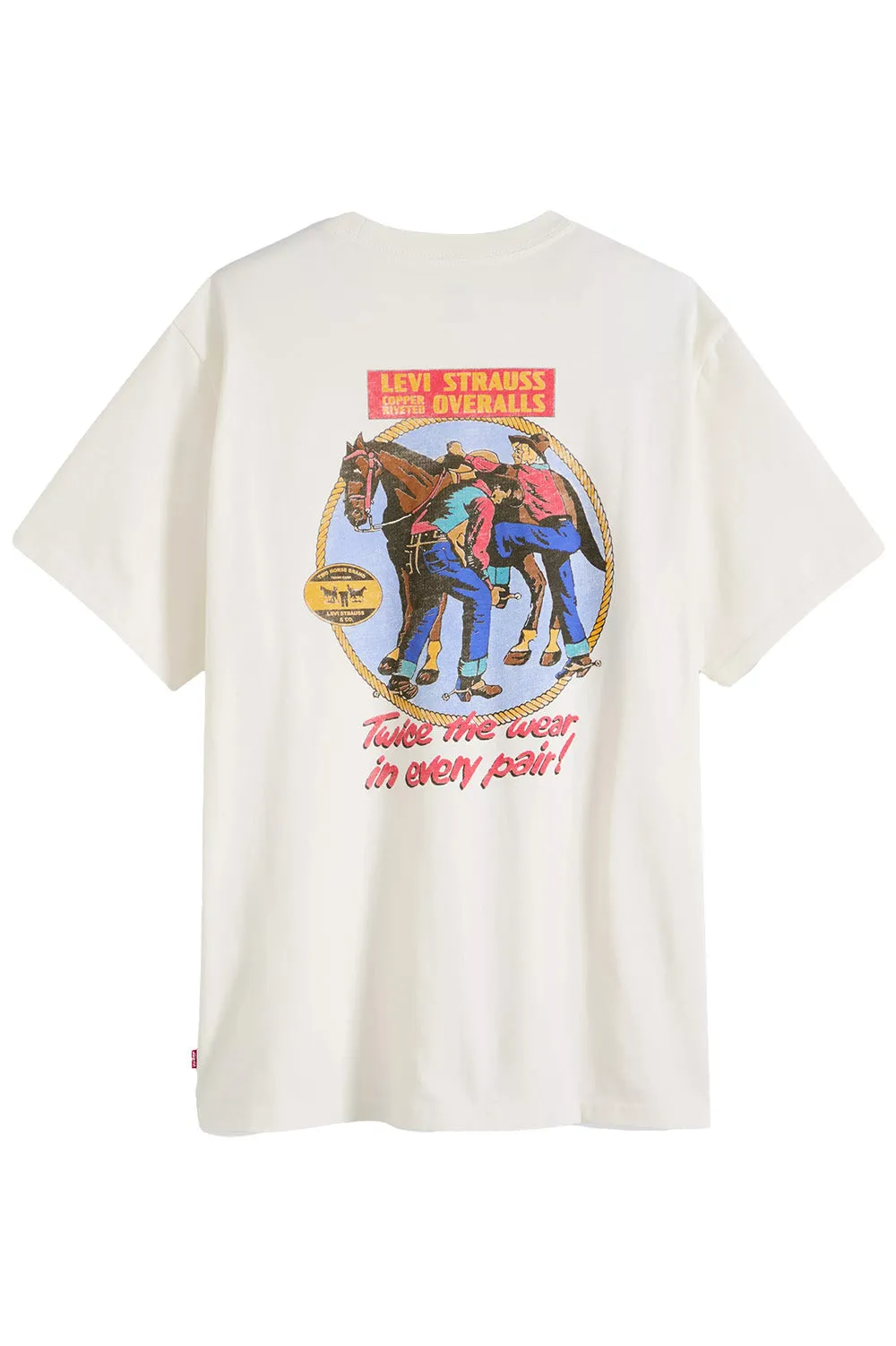 RELAXED FIT TEE Archival Overalls 2 Egret sold by REVOLVR Menswear