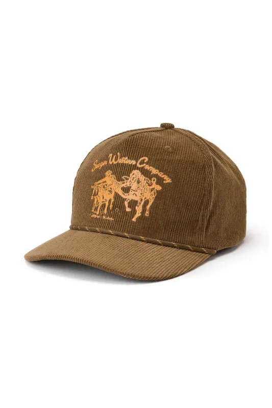 LOS RIOS CORD SNAPBACK Brown made by Seager