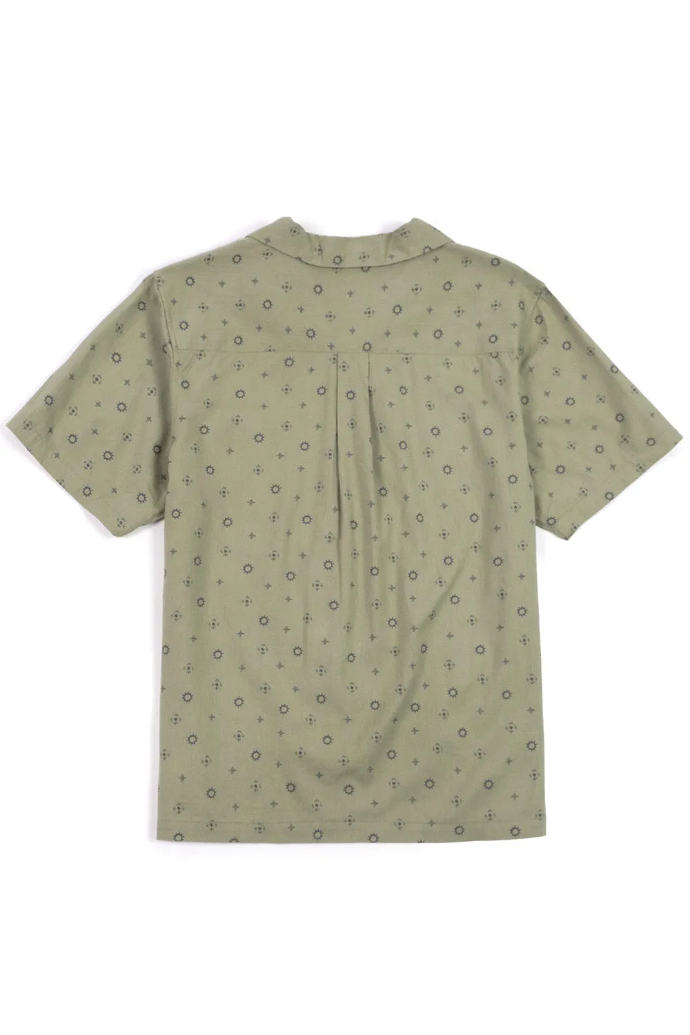 DAYTRIPPER SHIRT Tossed Motif Oil Green sold by REVOLVR Menswear product image thumbnail 2