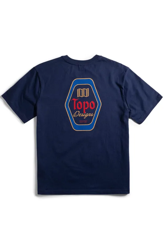 DRAFT TEE SS Midnight sold by REVOLVR Menswear