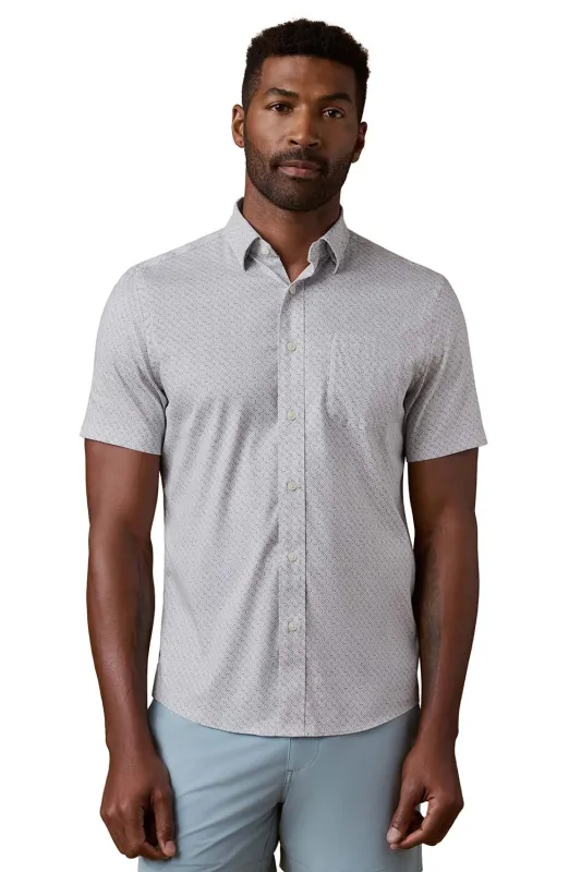 SS MOVEMENT SHIRT Grey Petal Tile sold by REVOLVR Menswear