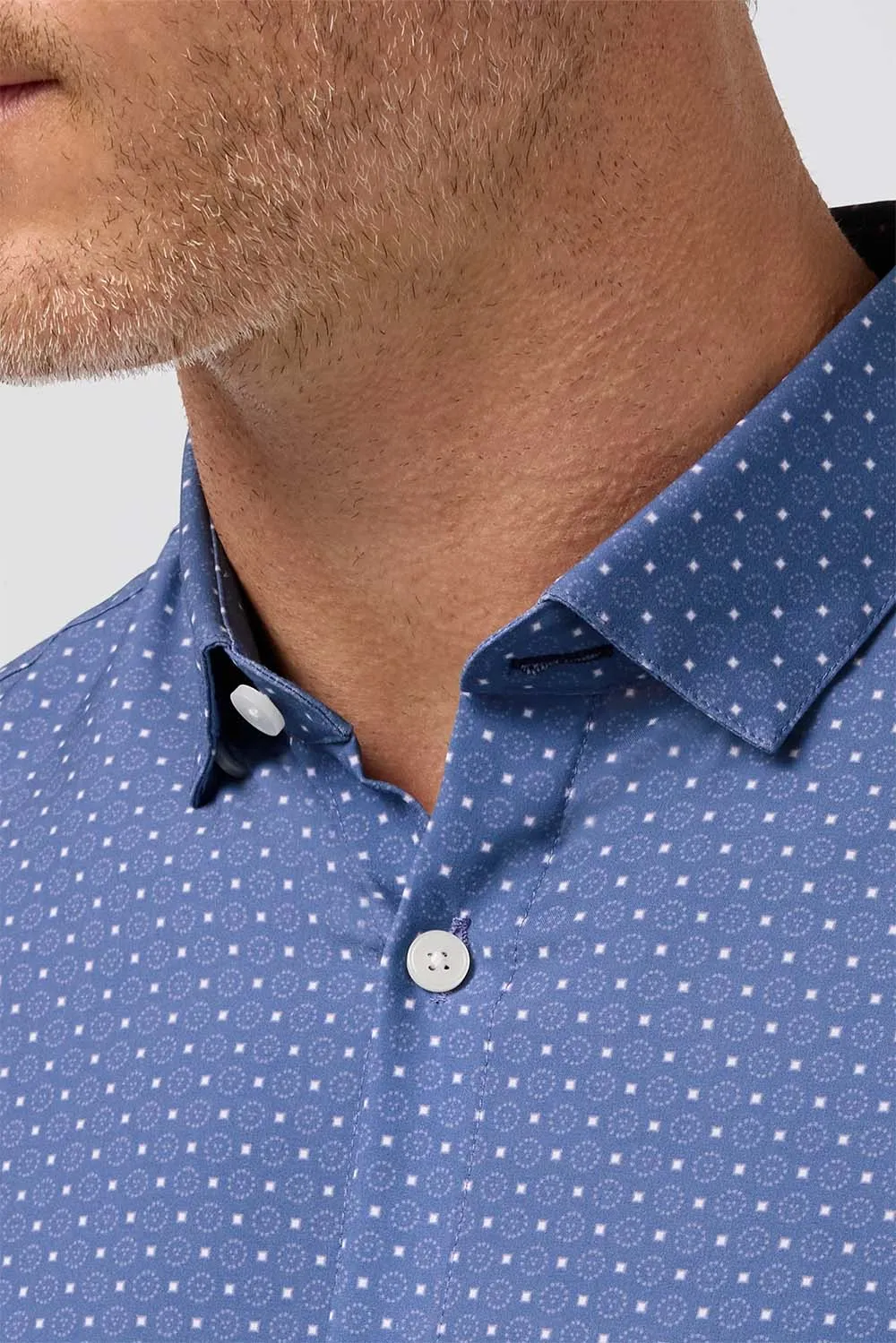 LEEWARD SS Coastal Fjord Medallion Print sold by REVOLVR Menswear product image thumbnail 3