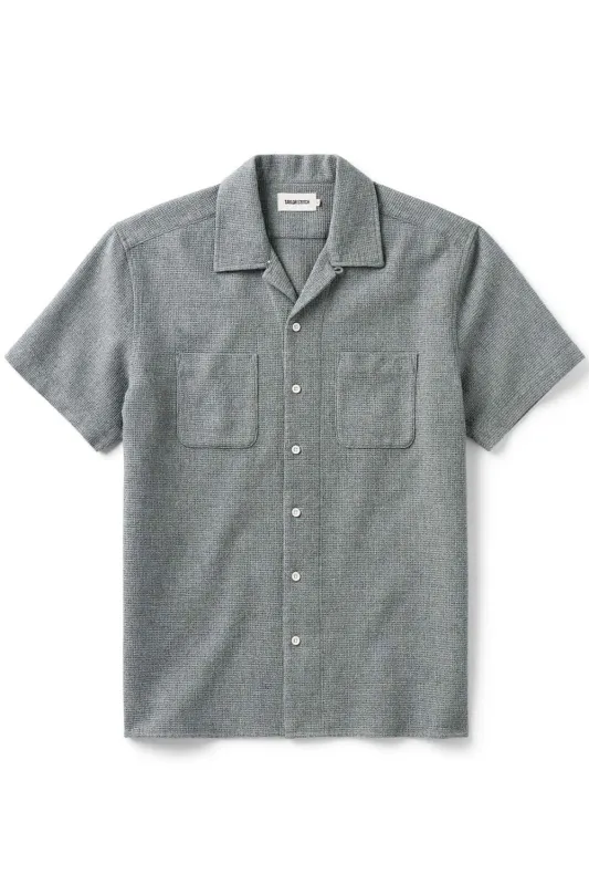 CONRAD SS SHIRT Deep Sea Twist made by Taylor Stitch