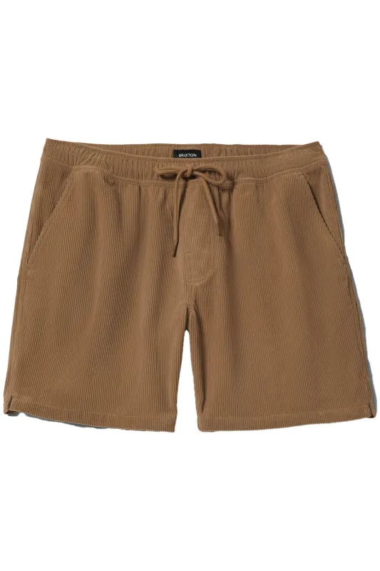 EVERYDAY CORDUROY SHORT Vintage Khaki made by Brixton