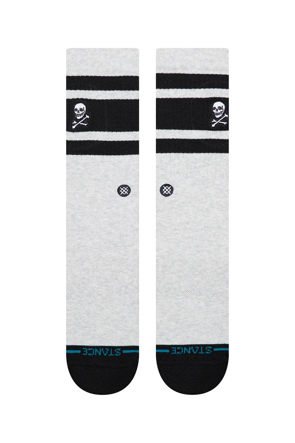 BOYD SKULL CREW Heather Grey sold by REVOLVR Menswear product image thumbnail 2