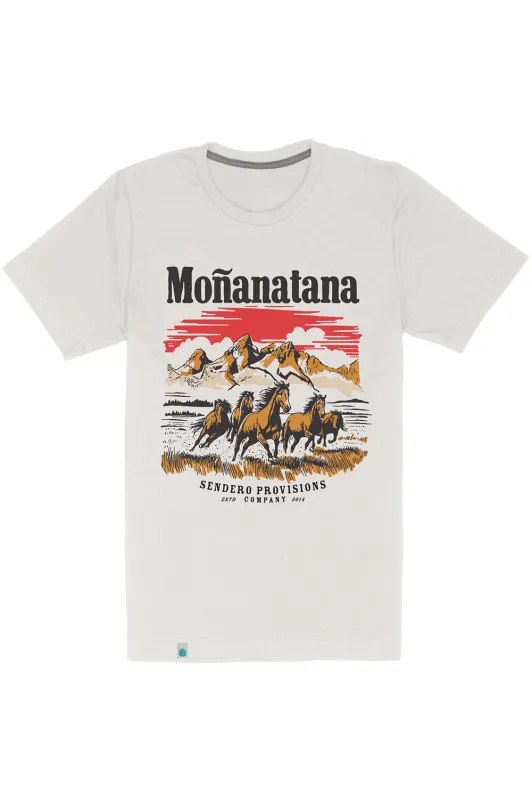MONANATANA TEE Vintage White made by Sendero Provisions CO