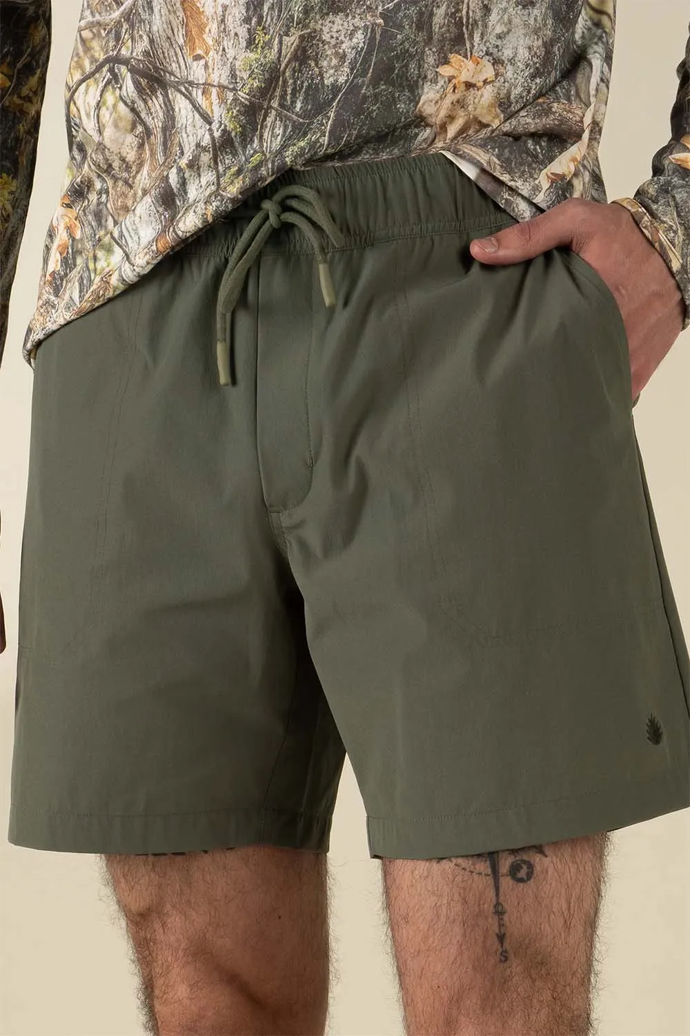 BAJADA HYBRID SHORTS San Juan Green sold by REVOLVR Menswear product image thumbnail 2