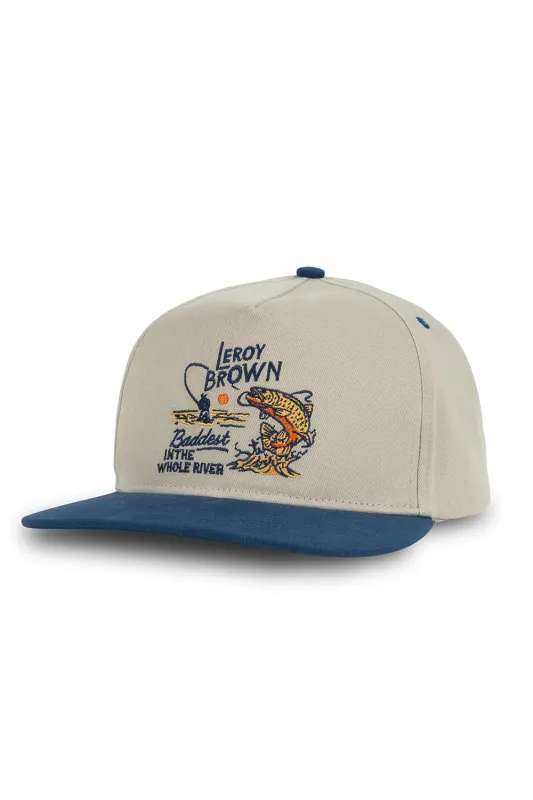 LEROY BROWN HAT Khaki/Navy made by Sendero Provisions CO