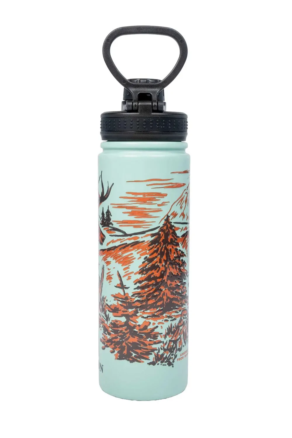 DEER METAL WATER BOTTLE Seafoam sold by REVOLVR Menswear product image thumbnail 3