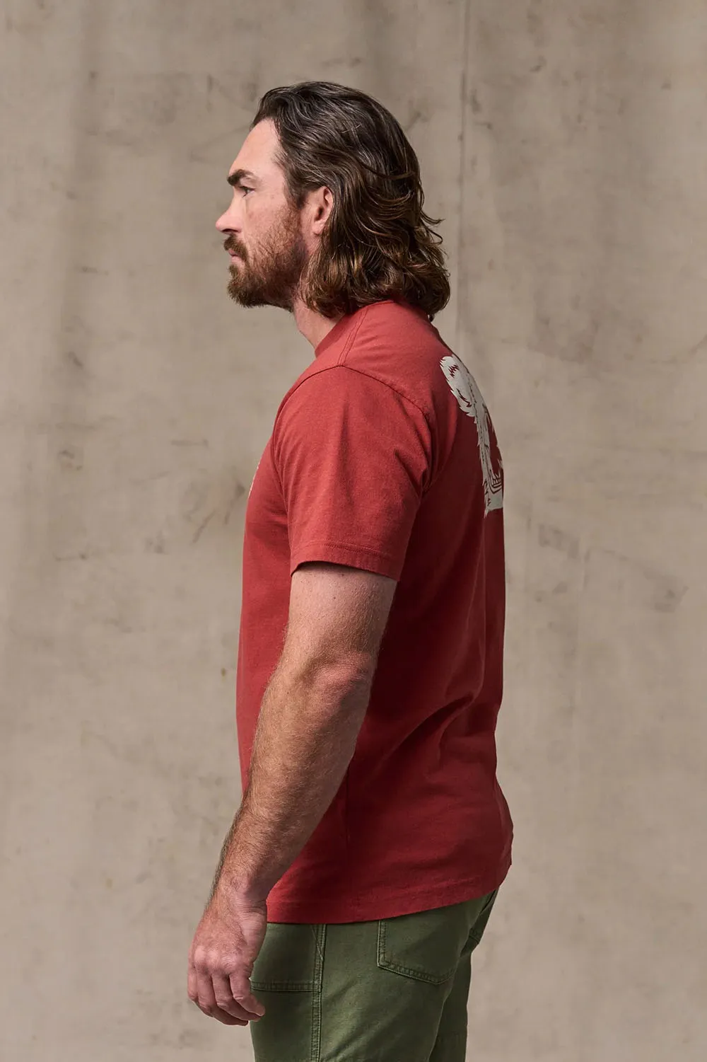 BEAR GRAPHIC T-SHIRT Chili Oil sold by REVOLVR Menswear product image thumbnail 4