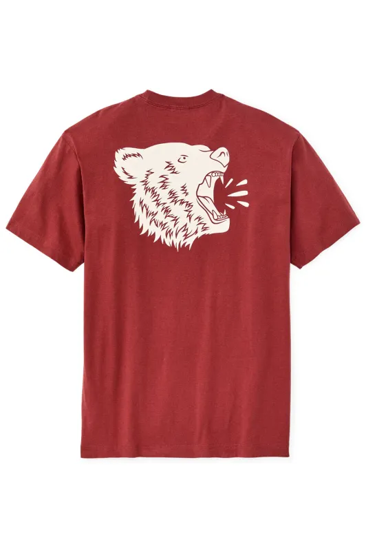 BEAR GRAPHIC T-SHIRT Chili Oil made by Filson