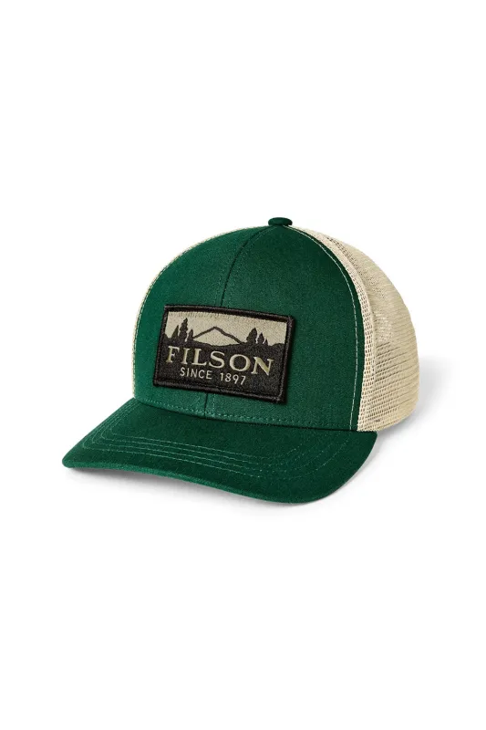LOGGER MESH CAP Pine/Brown made by Filson