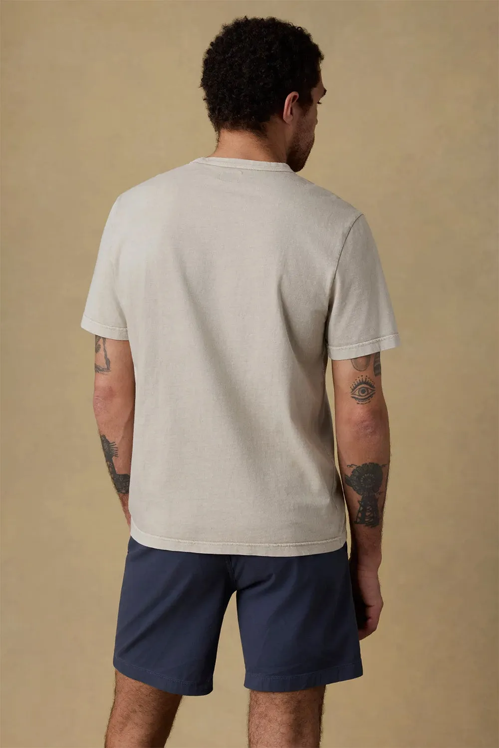 SS RECYCLED COTTON TEE Sand Point sold by REVOLVR Menswear product image thumbnail 2