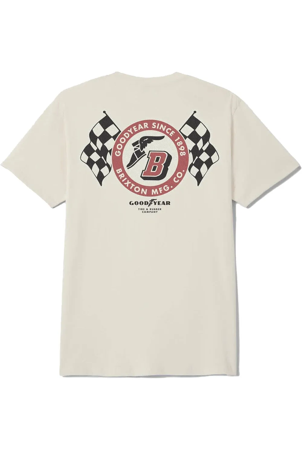 GOODYEAR SPEEDWAY SS Cream sold by REVOLVR Menswear