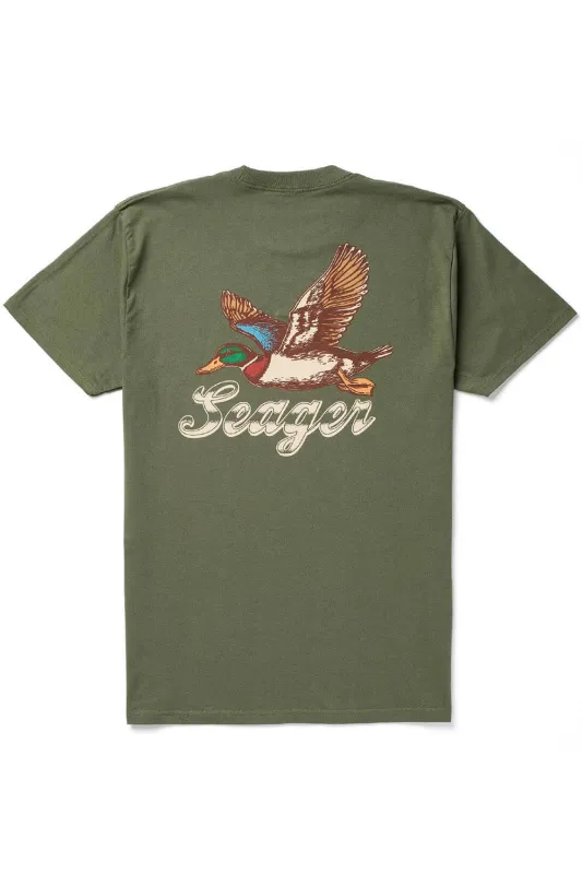 GREENHEAD TEE Surplus Green made by Seager