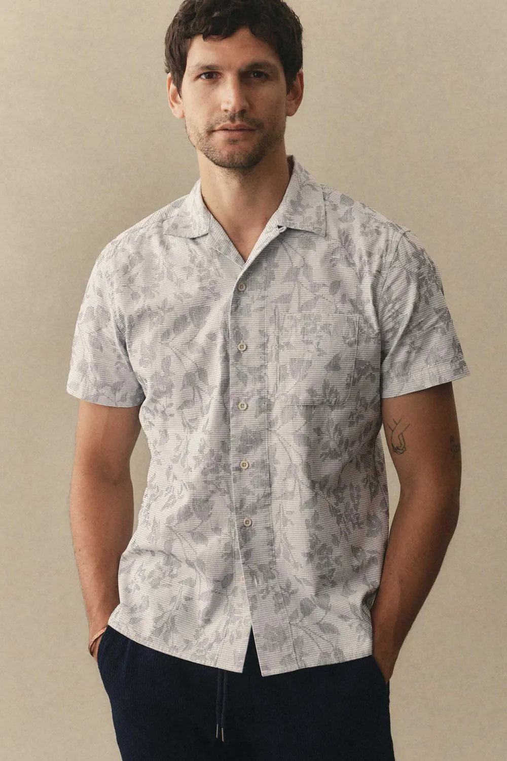 THE HAWTHORNE SS Sky Blue Floral sold by REVOLVR Menswear product image thumbnail 2