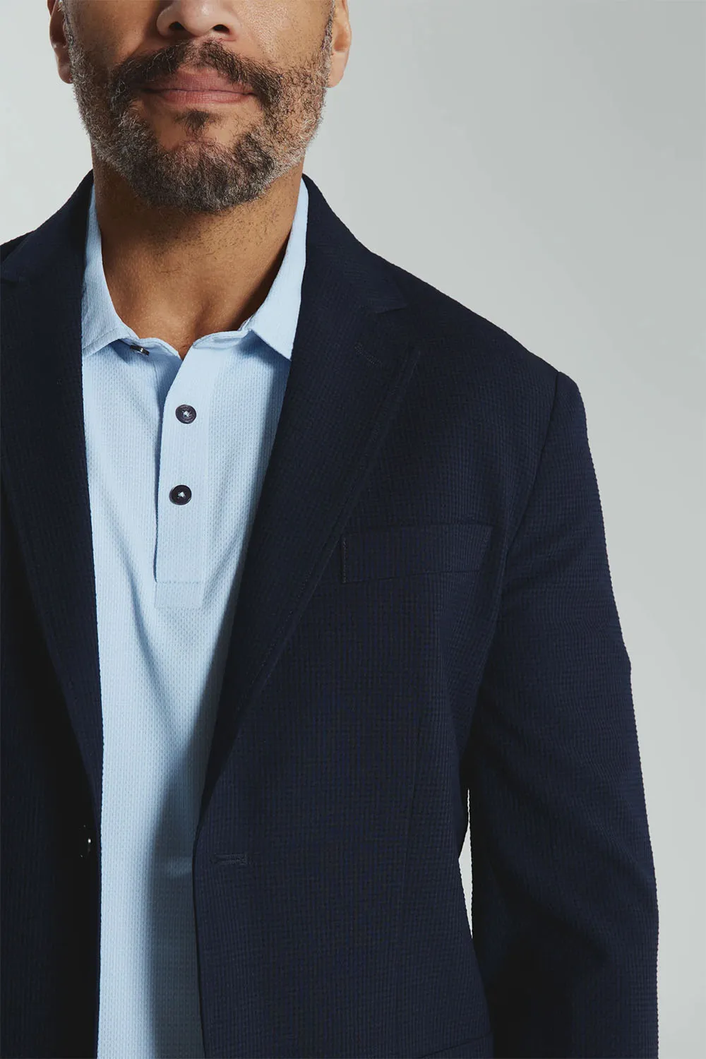 GIBSON BLAZER Navy sold by REVOLVR Menswear product image thumbnail 3