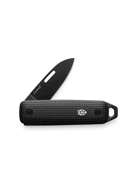 THE ELKO KNIFE Black/Black/Straight made by REVOLVR Menswear