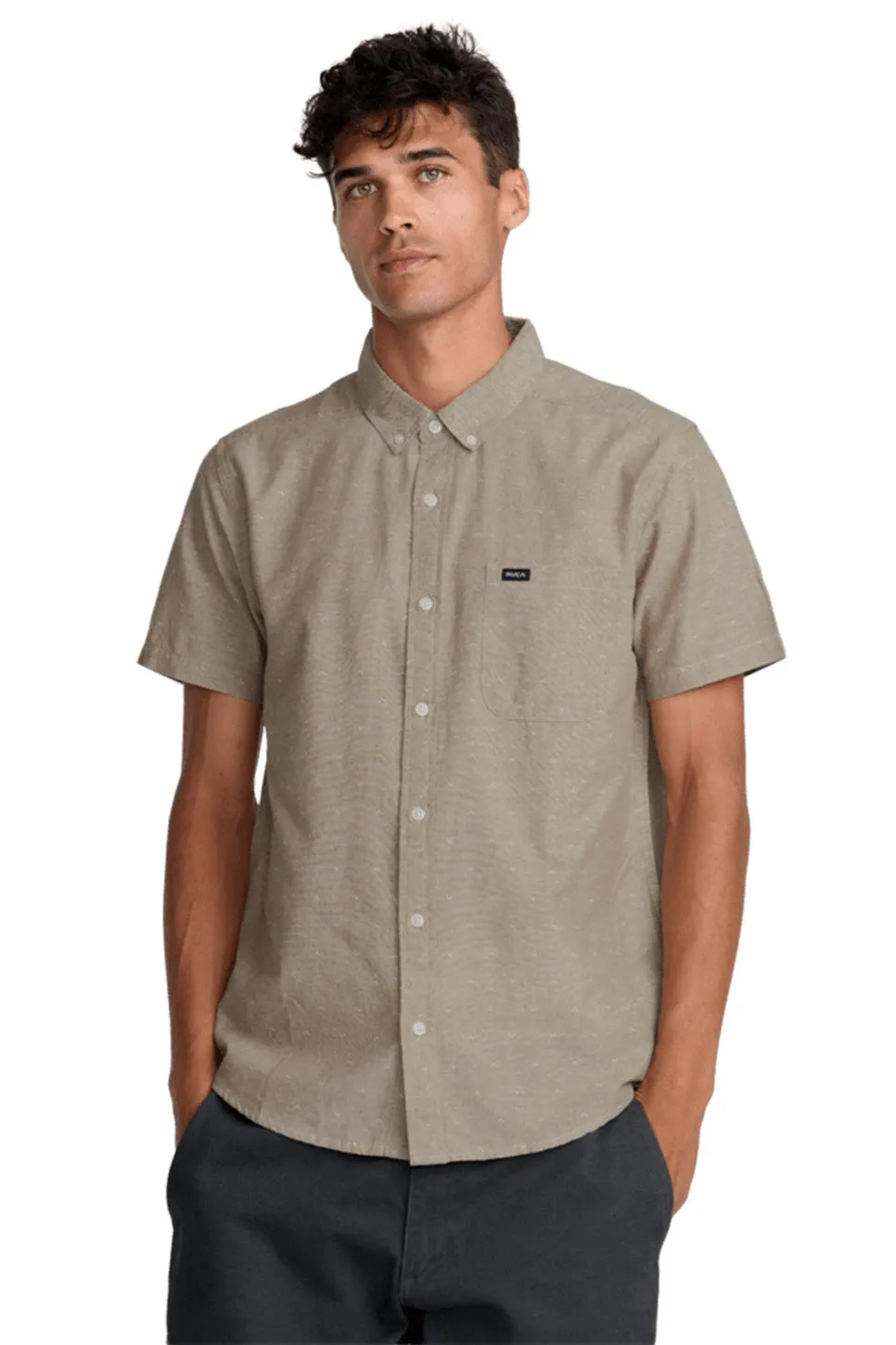 THAT'LL DO DOBBY SS Sand sold by REVOLVR Menswear product image thumbnail 2