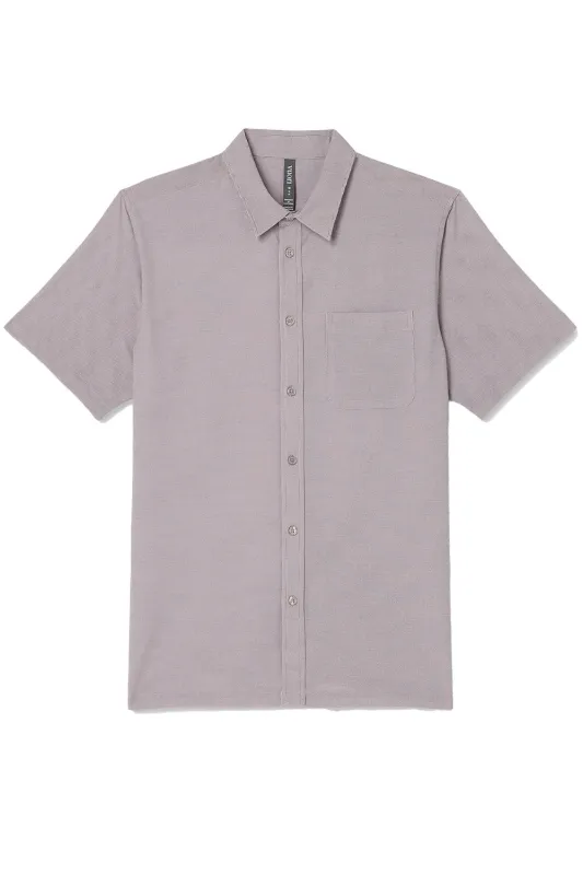 BRIDGE SS Sable Mini Stripe made by Vuori