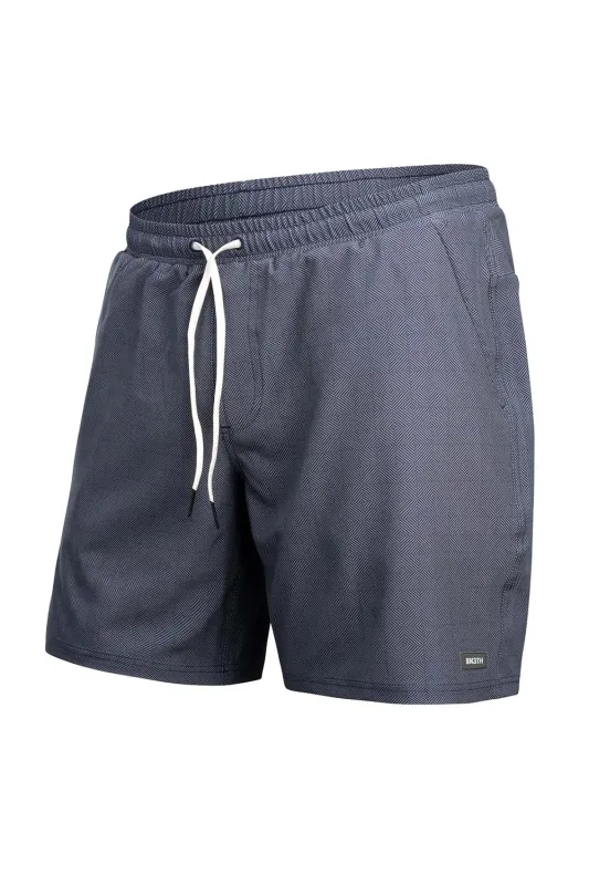 AGUA VOLLEY 2N1 SHORT 7" Artisan Tile Navy made by BN3TH