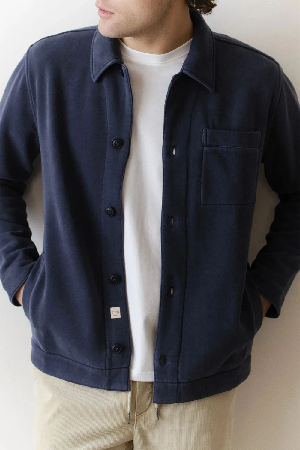 CLOUD 9 OVERSHIRT Mood Indigo sold by REVOLVR Menswear product image thumbnail 2