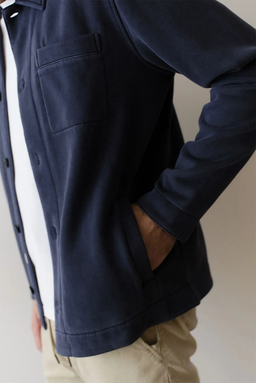 CLOUD 9 OVERSHIRT Mood Indigo sold by REVOLVR Menswear product image thumbnail 4