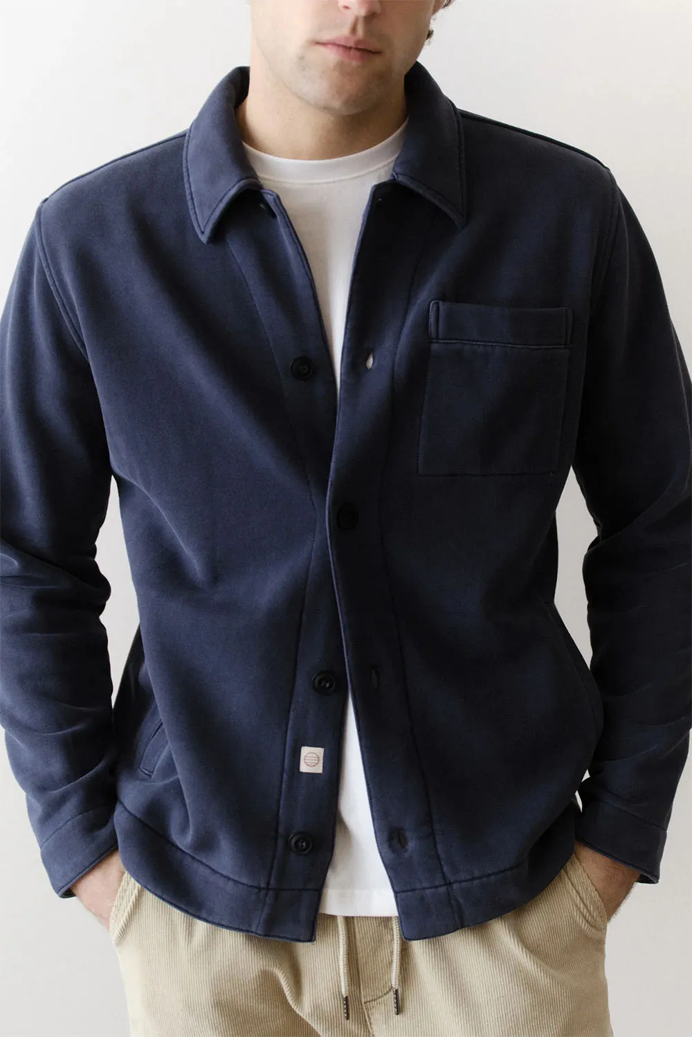 CLOUD 9 OVERSHIRT Mood Indigo sold by REVOLVR Menswear product image thumbnail 3