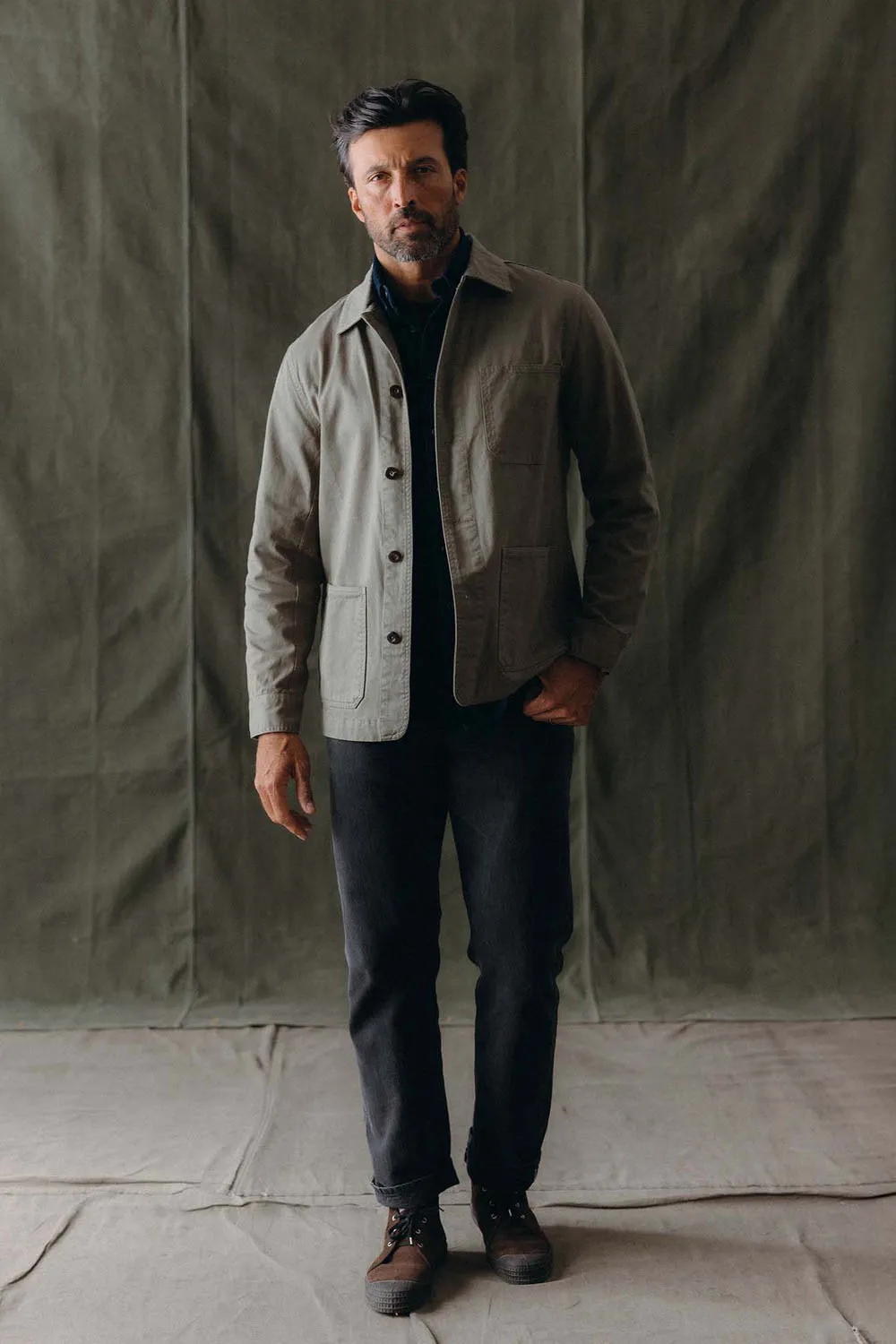 OJAI JACKET Organic Smoked Olive sold by REVOLVR Menswear product image thumbnail 2