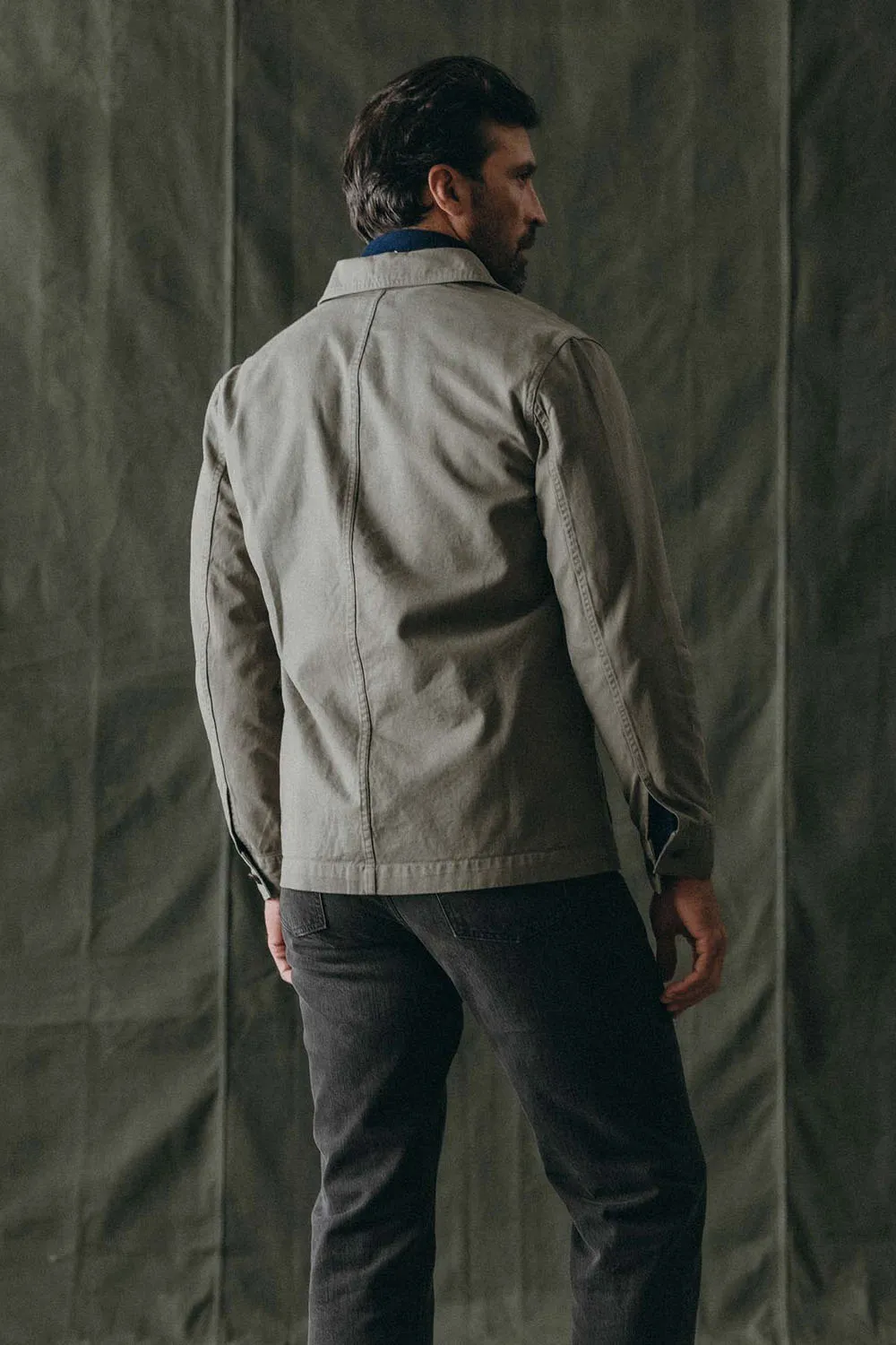 OJAI JACKET Organic Smoked Olive sold by REVOLVR Menswear product image thumbnail 3
