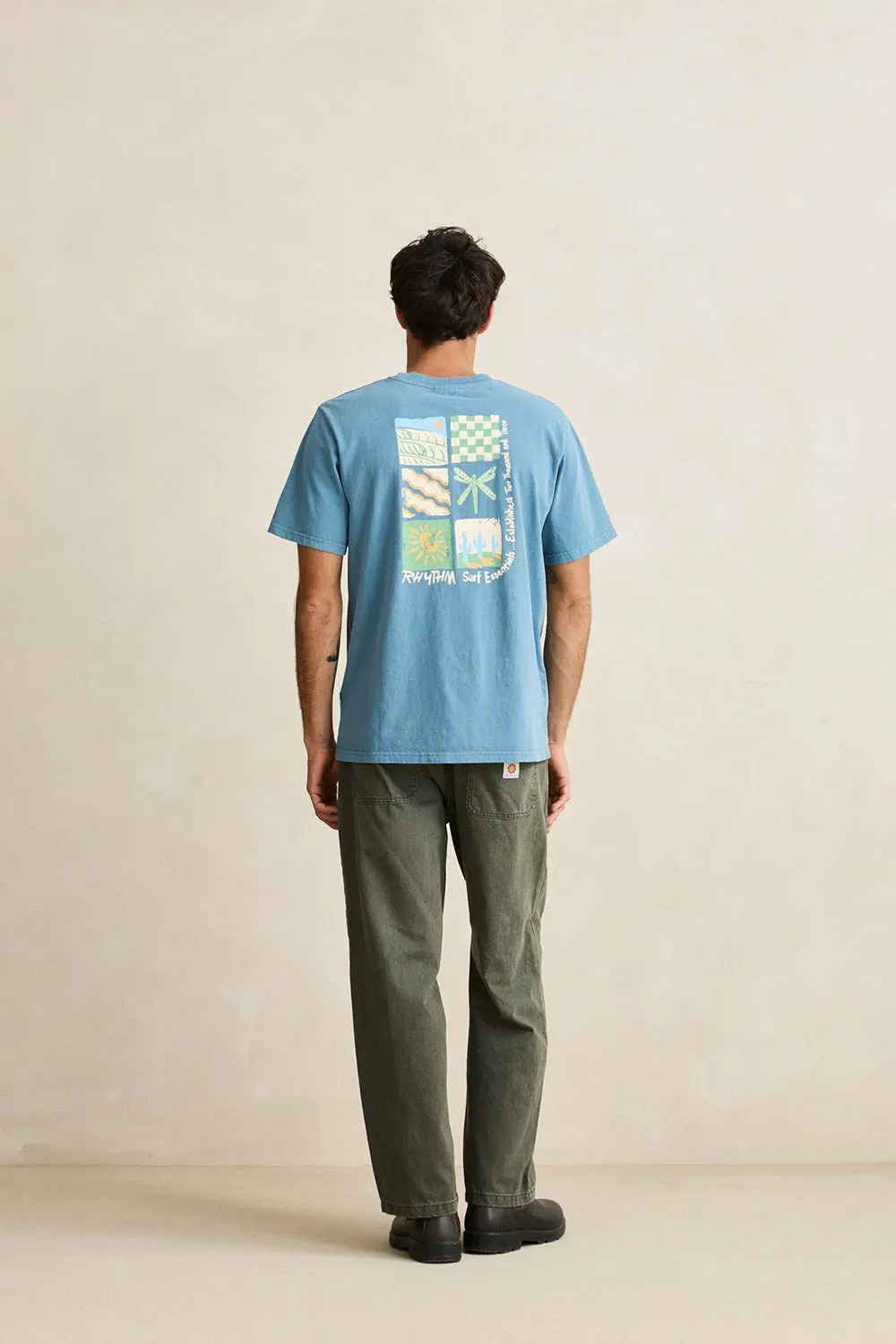 MEMENTOS VINTAGE T-SHIRT Bluestone sold by REVOLVR Menswear product image thumbnail 4