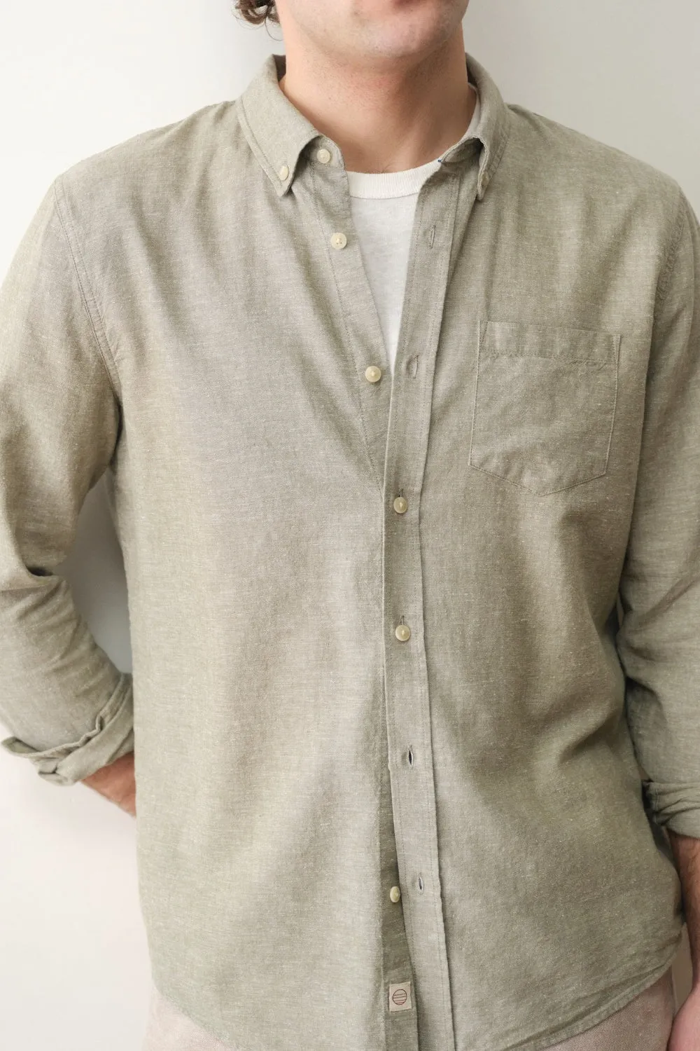 BETTER-THAN-LINEN Olive sold by REVOLVR Menswear product image thumbnail 4