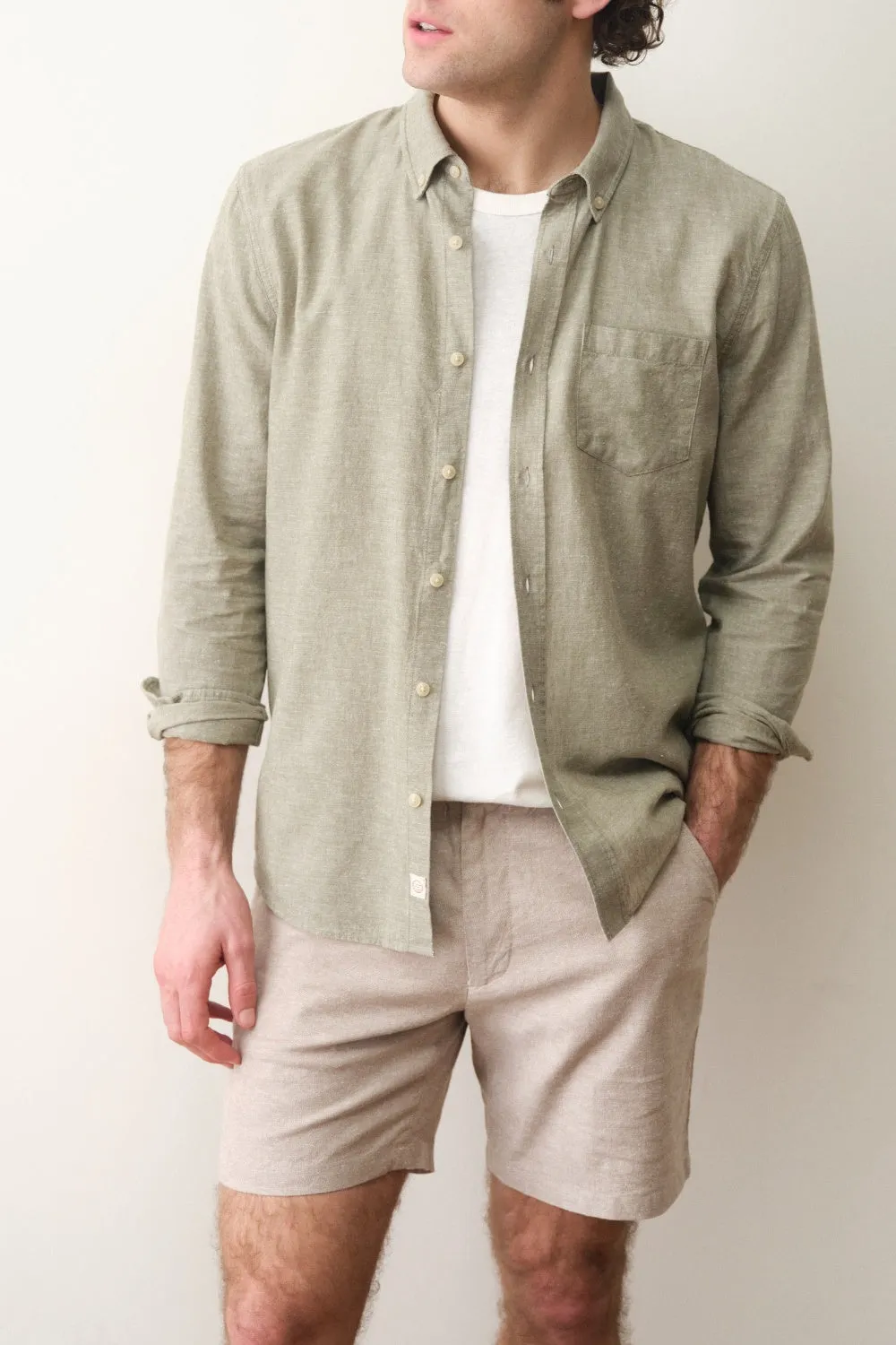 BETTER-THAN-LINEN Olive sold by REVOLVR Menswear product image thumbnail 2